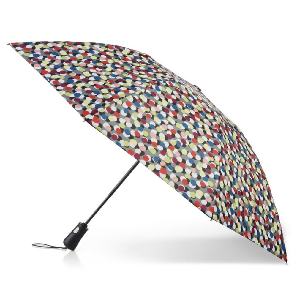 NWT Totes Recycled Canopy Auto Open & Reverse Close Compact Umbrella
